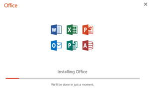 Installing office 365