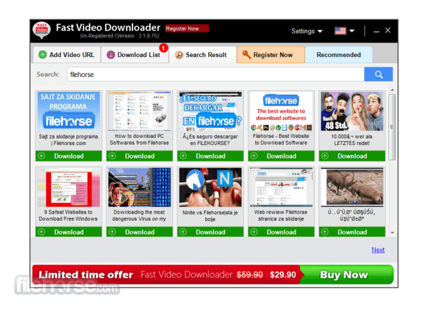 Telecharger Fast Video Downloader 